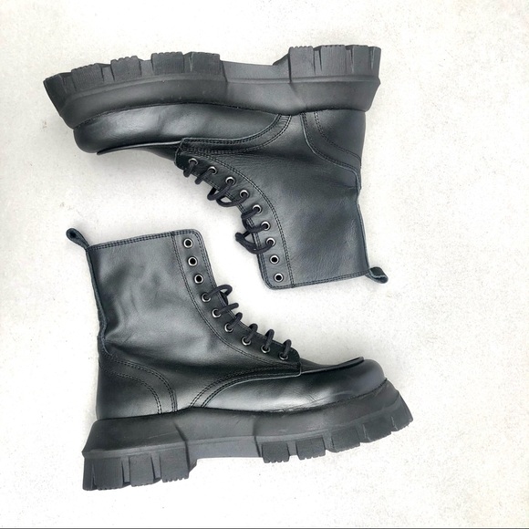 topshop ava platform combat boot